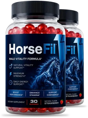 HorseFil men's vitality gummy bottles